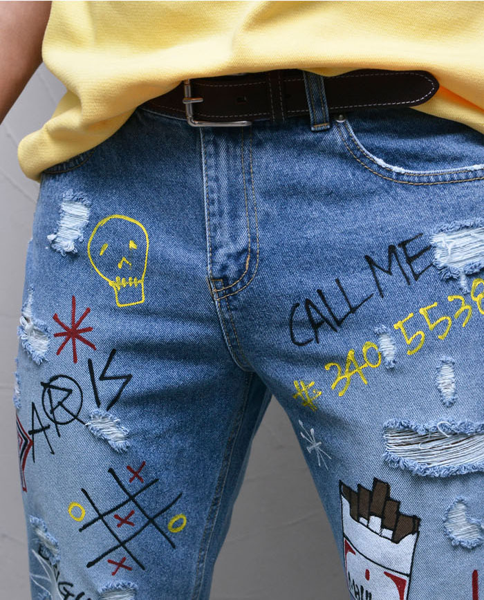 jeans semi baggy